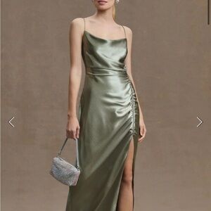 Strapped Metallic Dress